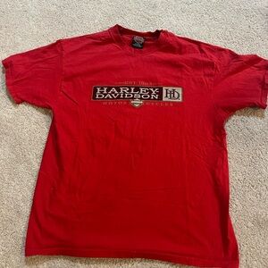 Harley-Davidson Crimson Tee with Logo